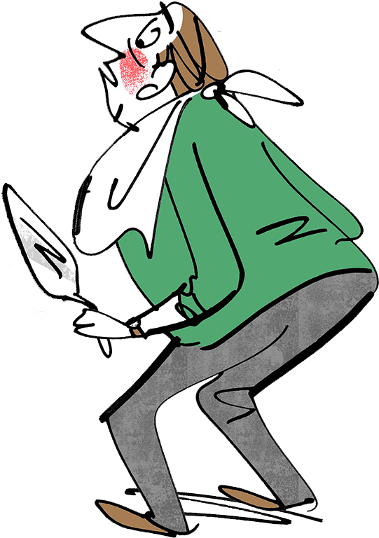 You Will Overvalue Your Contribution And Undervalue - Cartoon (554x792)