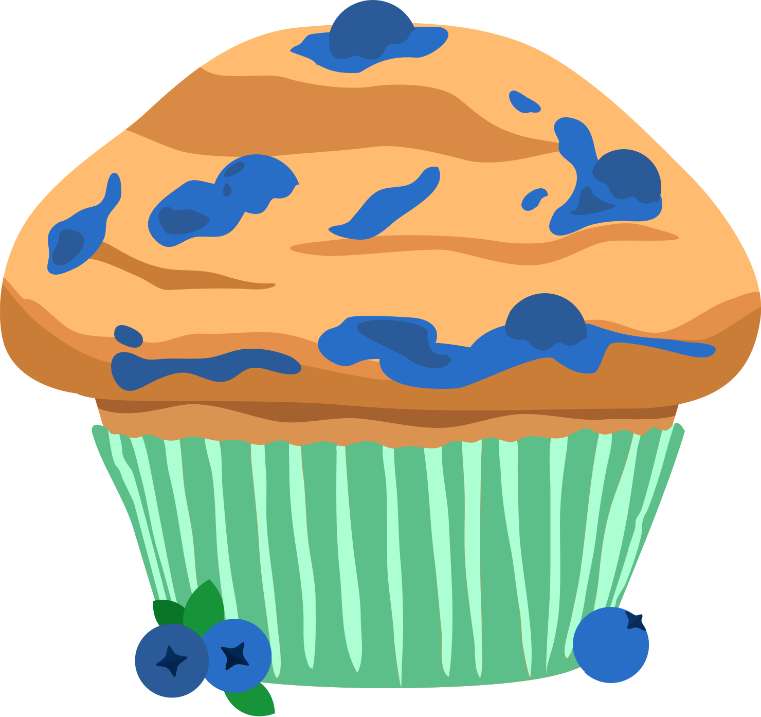 Wild Blueberry Muffins - Blueberry (1480x1394)
