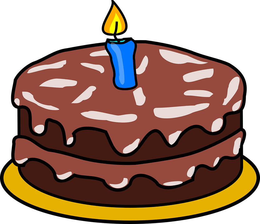 Blueberry Cake Clipart - Birthday Cake Clip Art (834x720)