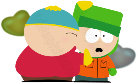 South Park Cartman And Kyle Kiss Download - South Park Kyle And Cartman Kiss (600x390)