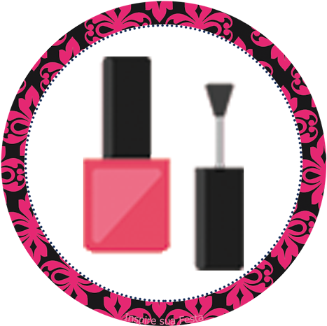 Tag Redonda Personalizada Maquiagem 4 - Tags Maquiagem Png (500x500)