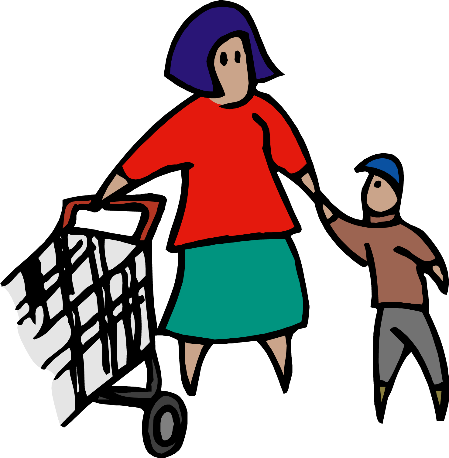 Child Mother Clip Art - Child Mother Clip Art (1478x1507)