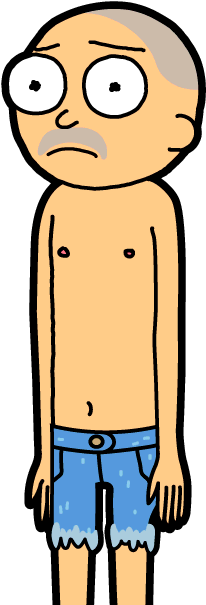 Denim Shorts Morty - Morty Smith (300x650)