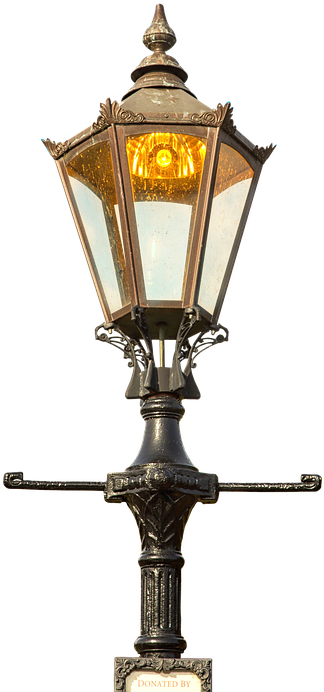 Lamp Png 8, - Street Light Old (419x720)