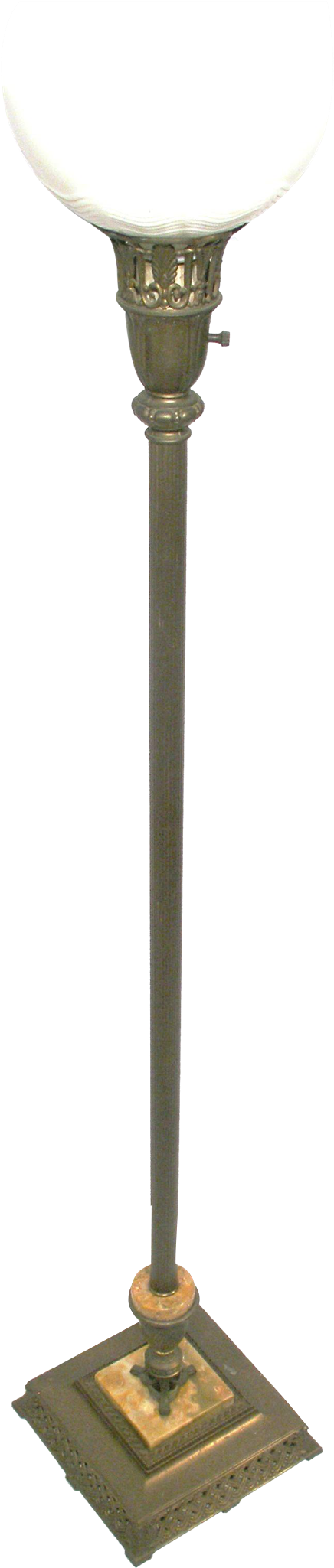 Art Nouveau Style 3 Way Mogul Torchiere Marble Metal - Srebrny Stojak Na Reczniki Papierowe (2048x2048)