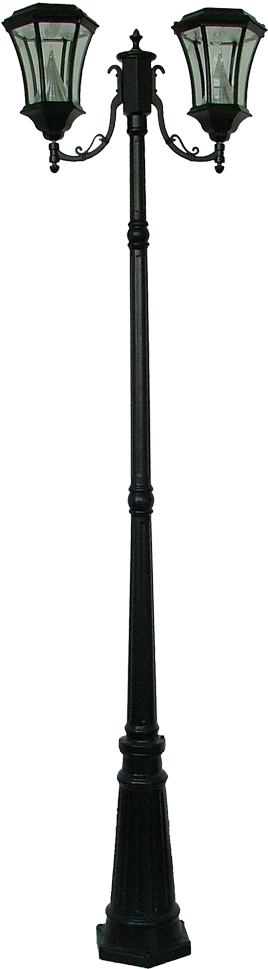 Good Lamppost By With Street Lamp Post Png - Poste De Luz .png (366x1000)