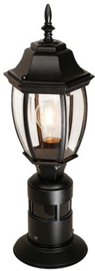 Decorative Light Background Png - Heath/zenith Sl-4392-bk 360-degree Motion-activated (400x400)