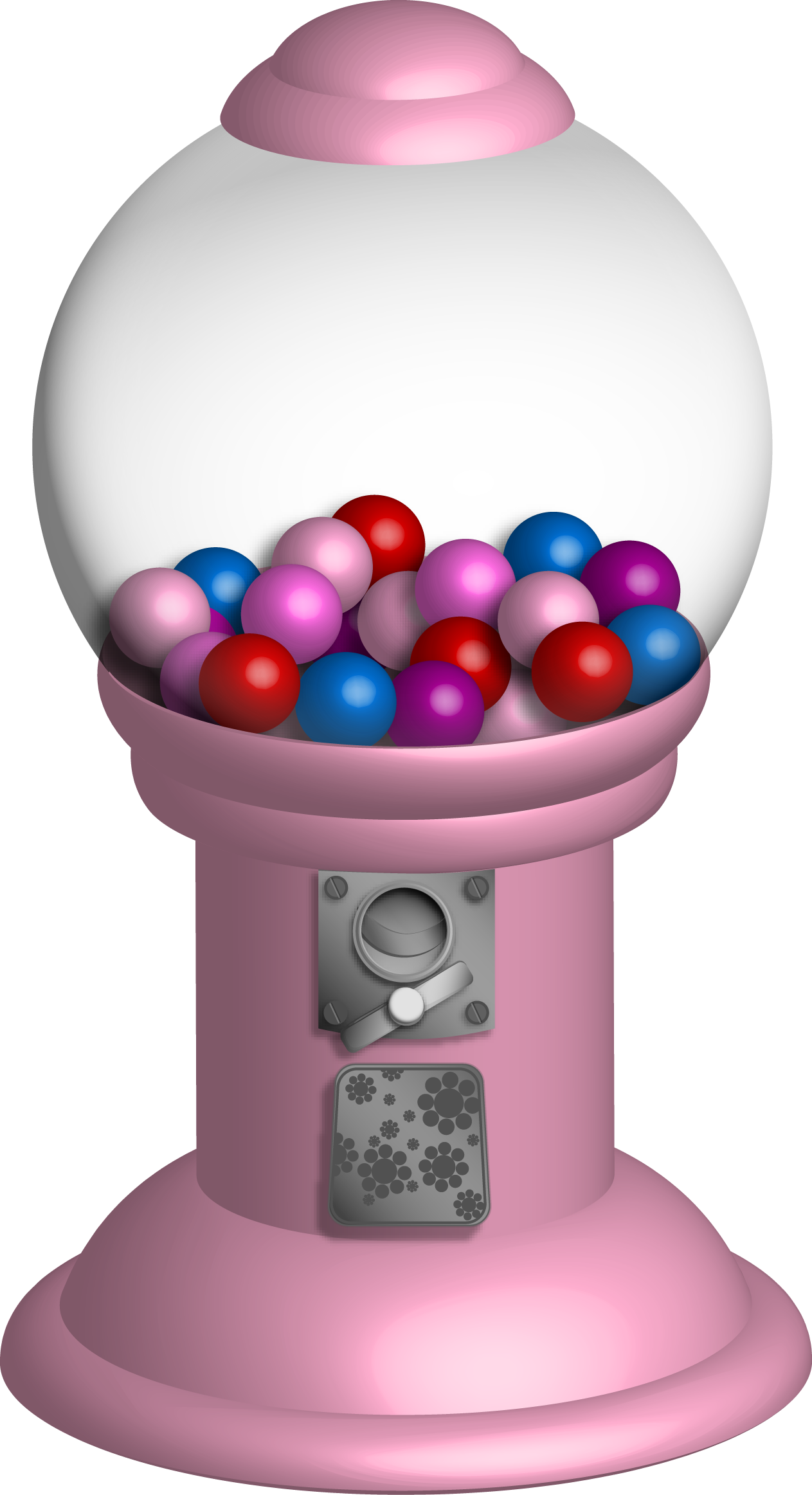 Download Pink - Pink Gum Ball Machine (1263x2325)