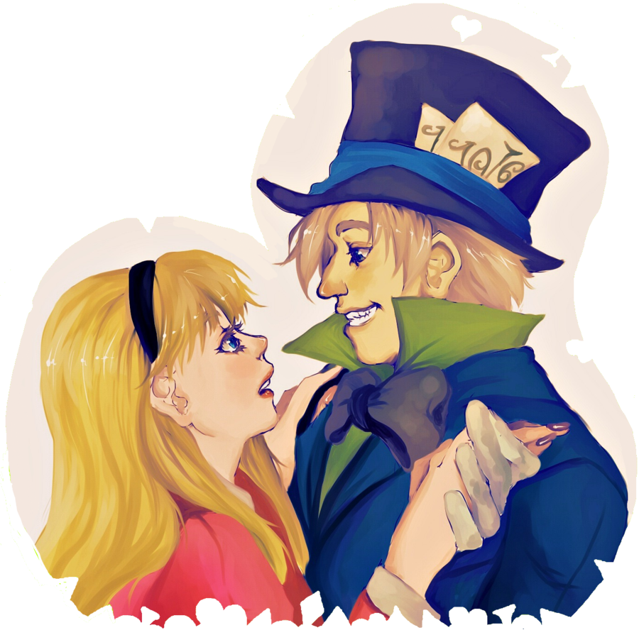 Mad As A Hatter By Fuckyoufolks - Batman Mad Hatter And Alice (900x888)