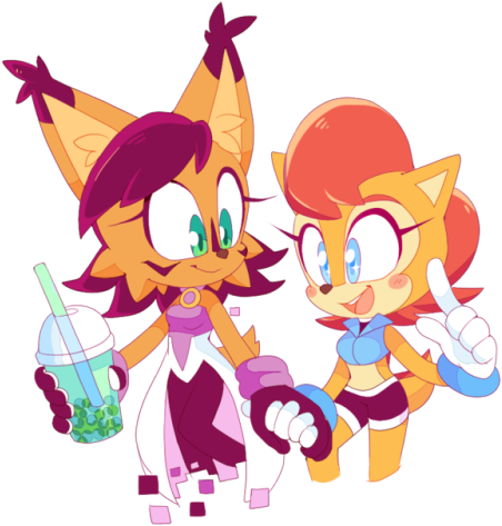 Date Night - Sally Acorn And Nicole (500x480)