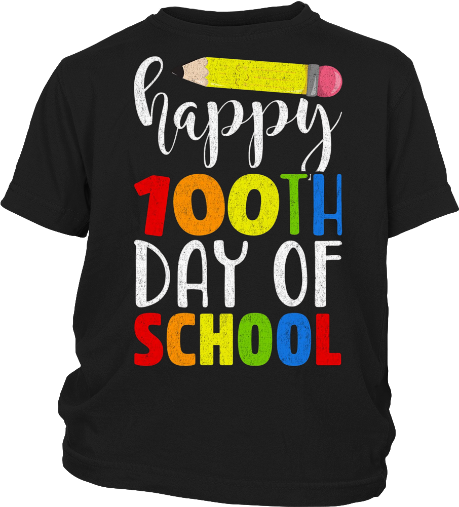 Happy 100th Day Of School Shirt For Teacher Or Child - 100 Day Of School Shirt Teacher (1000x1000)