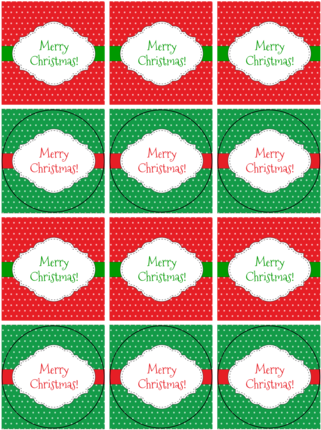 Christmas Labels Templates Word Christmas Owl Gift - Free Printable Cupcake Toppers Graduation (386x500)