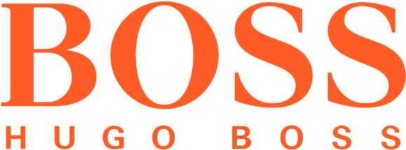 Boss Orange - Hugo Boss Logo White Png (585x227)