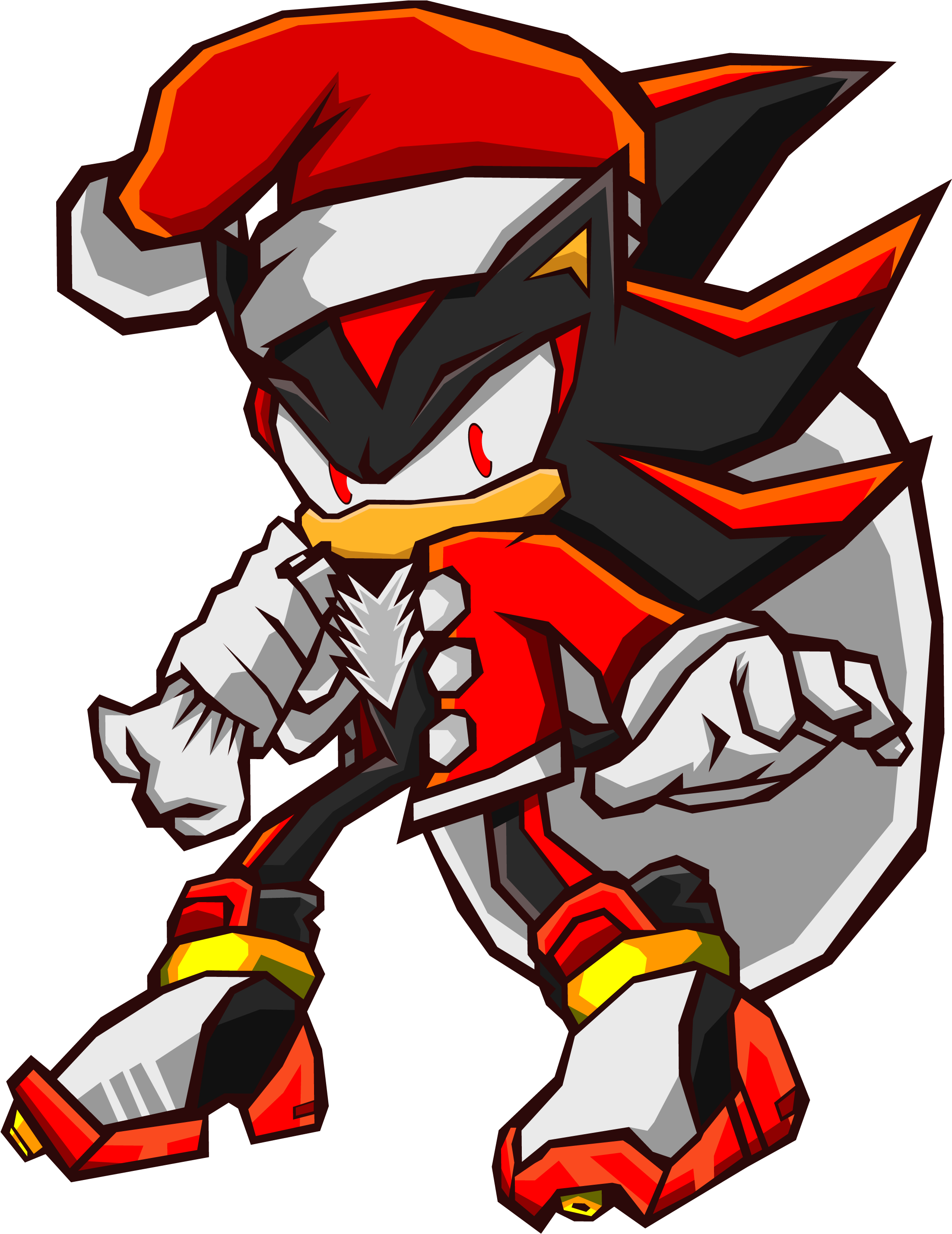 Christmas Shadow - Shadow The Hedgehog Christmas (2880x2880)