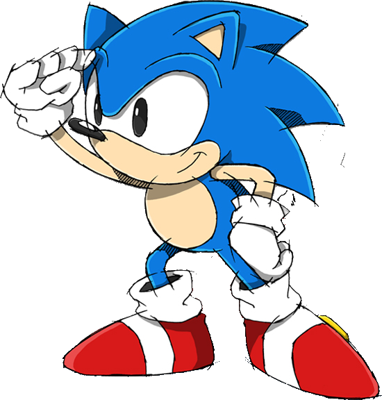 "i'm The Ghost Of Christmas Medium - Classic Sonic Sonic X (550x576)