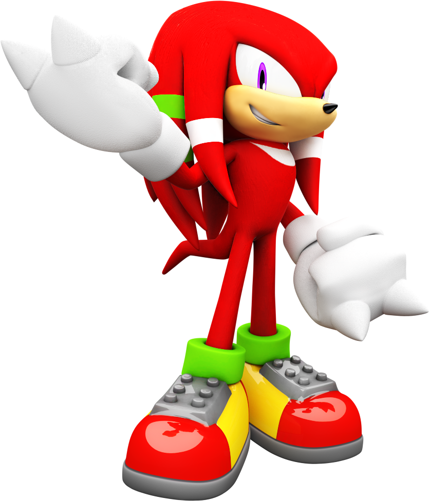 Christmas Knuckles 2014 Render By Nibroc-rock - Sonic Christmas Nibroc Rock (850x1200)