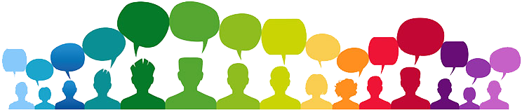 Love, Love The Work Jena Ball Is Doing With Kids And - Speech Bubble People (800x213)