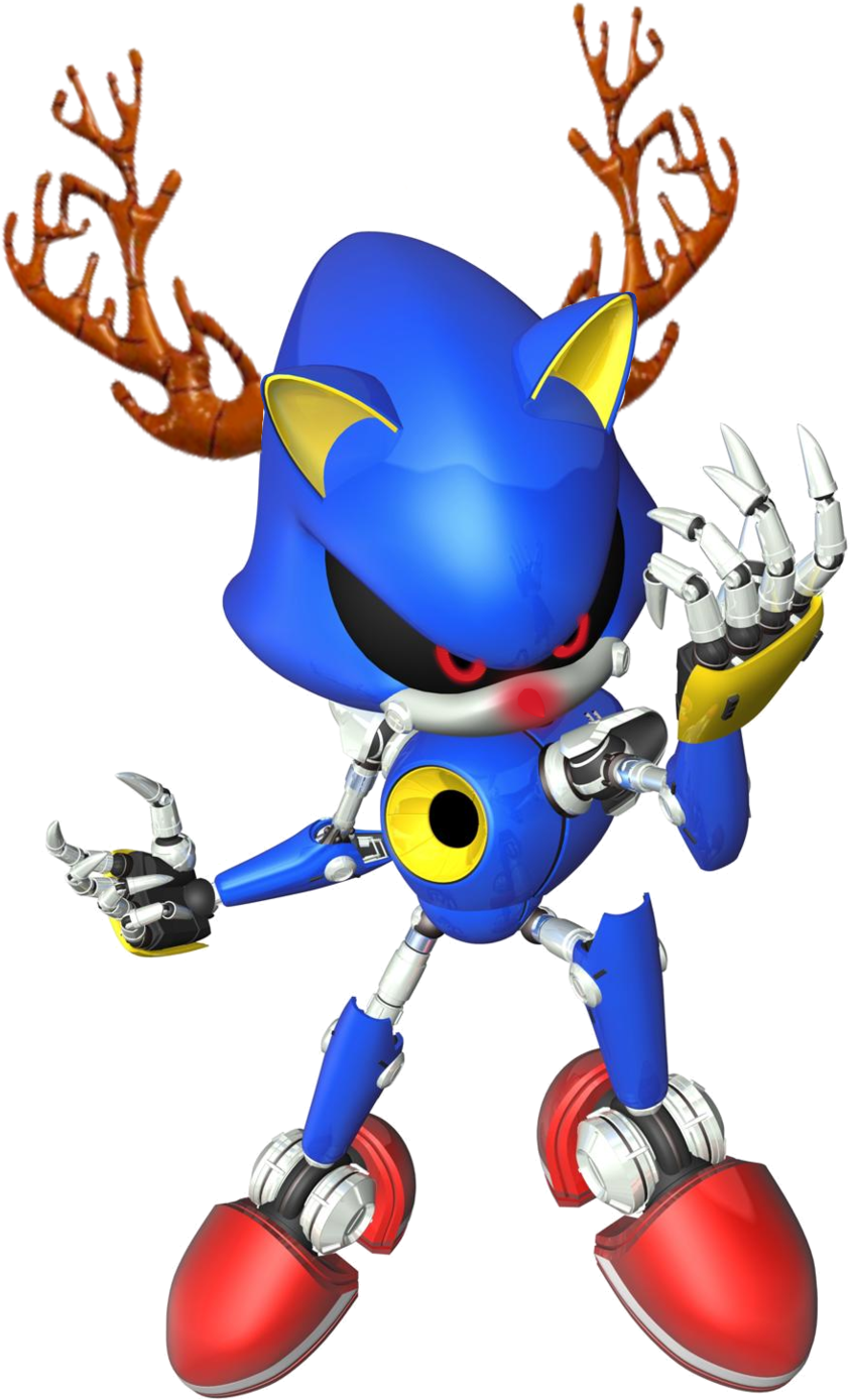 Christmas Metal Sonic By Silverdahedgehog06 Christmas - Xj9 Jenny Vs Metal Sonic (1024x1472)
