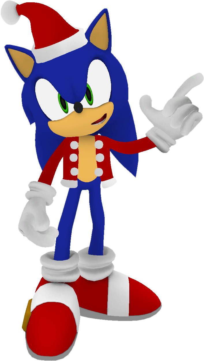 Nibroc Makes A Render, Sonic Marry Christmas By Nibroc-rock - Sonic The Hedgehog Dress By Render Nibroc Rock (832x1294)