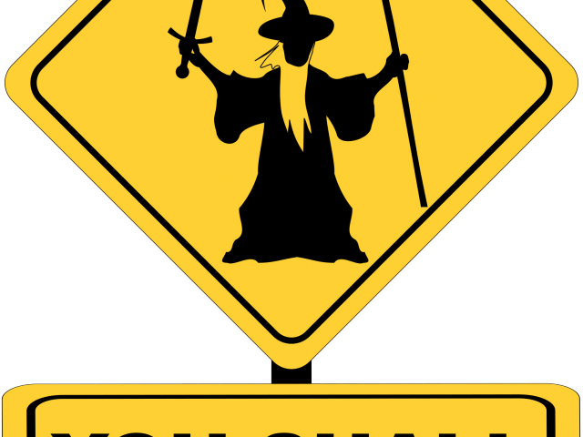 Gandalf Clipart Shall - You Shall Not Pass Png (640x480)