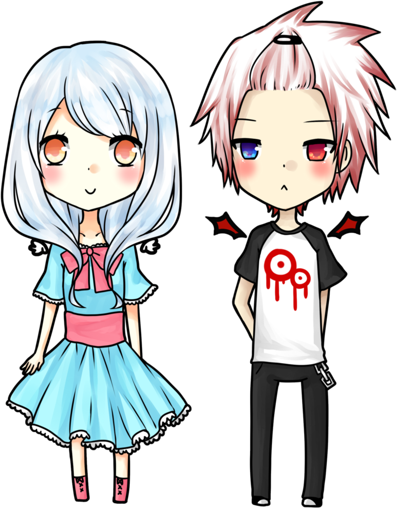 Devil Shoulder Angel Anime - Devil Shoulder Angel Anime (791x1011)