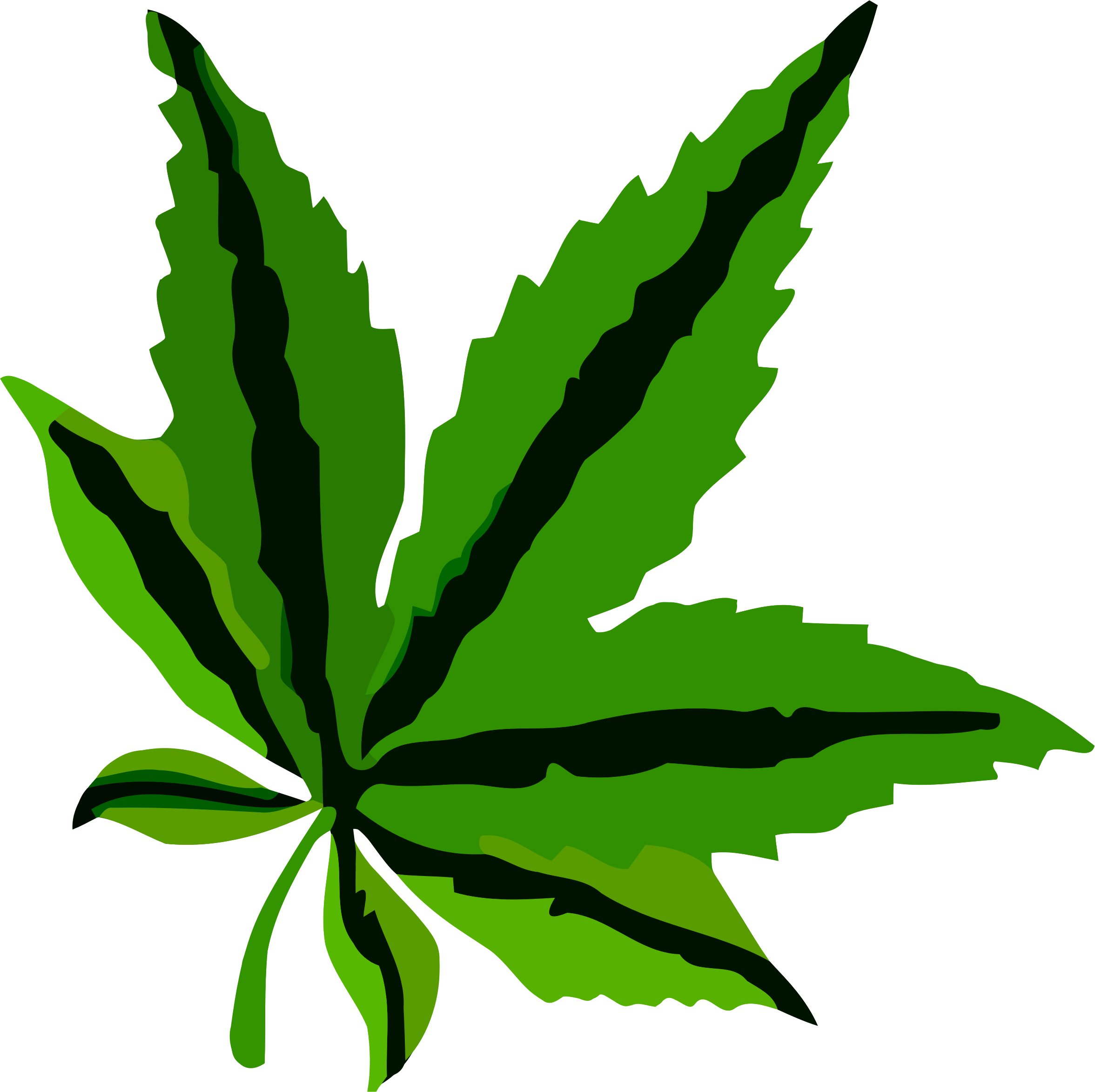 Cannabis Clip Art - Cannabis Clip Art (2353x2346)