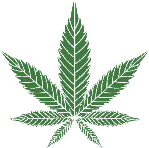 Weed Leaf Transparent Background (512x512)