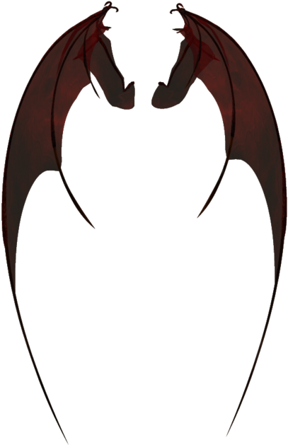 Type A - Black Demon Wings Png (1024x639)