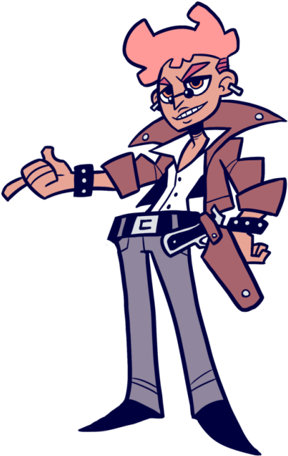 Partner Of The Silver Knuckled Dude I Posted The Other - Cartoon (500x708)