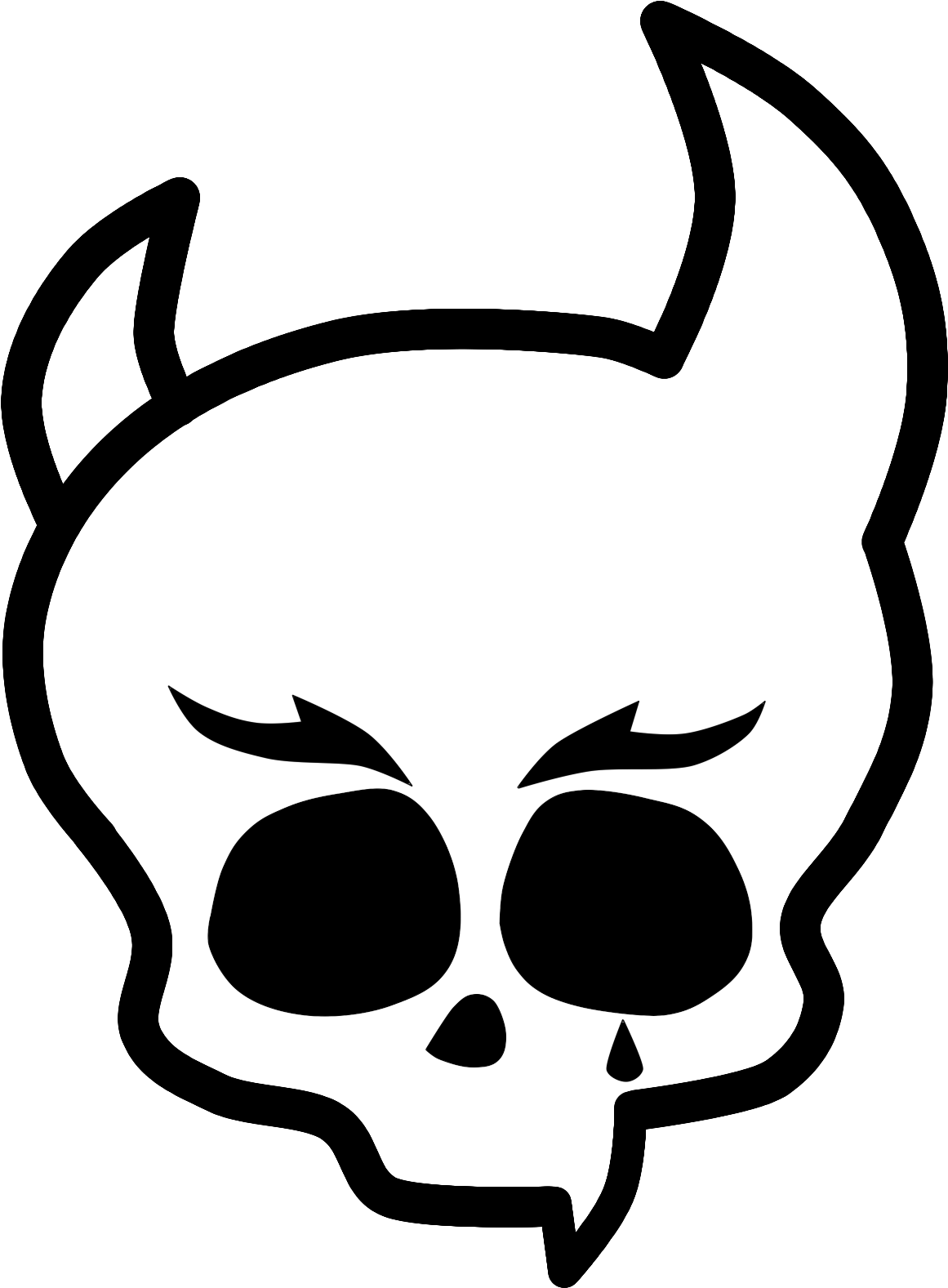 Demian Devil Is The Son Of Satan - Scalable Vector Graphics (1359x1723)