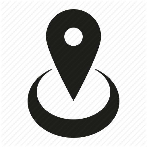 Circle, Location Icon Icon Search Engine - Address Icon Png Hd (512x512)