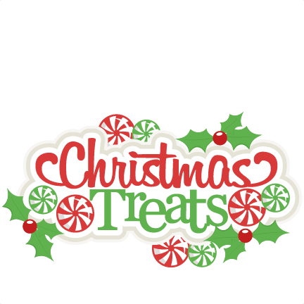 Gingerbread Clipart Christmas Treats - Miss Kate's Cuttables Christmas Treats Large (432x432)