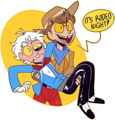 Yee Haw, Cowboy - Cuphead Chips Bettigan Human (500x428)