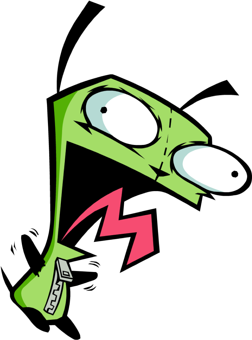 Responsible Behavior - Invader Zim Gir Screaming (841x1125)