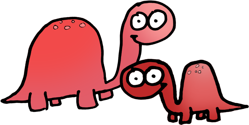Two Cute Lil Brontosaurs - Animal Figure (1000x1200)