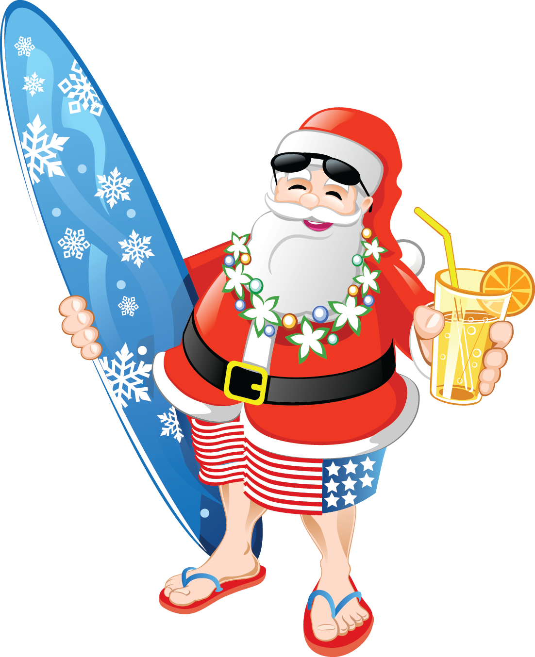 Christmas In July - Christmas In July Santa Claus (1102x1354)