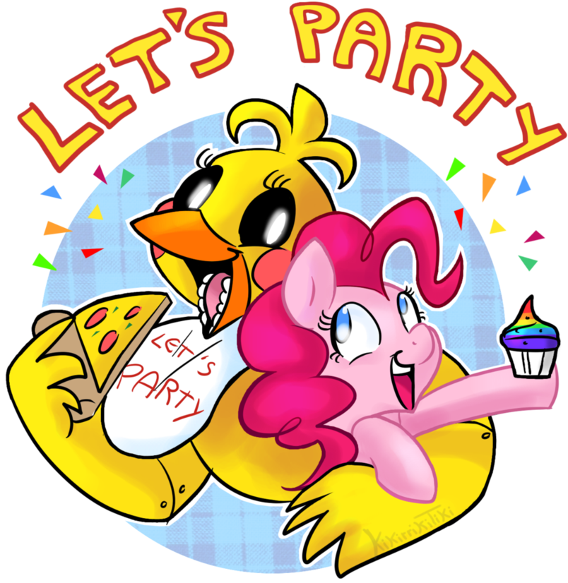 Let's Party By Kikirrikitiki - Toy Chica Lets Party (877x911)