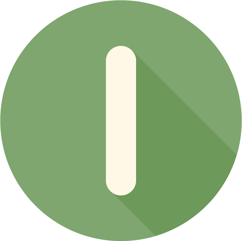 Number 1 Flat Icon Png (960x960)