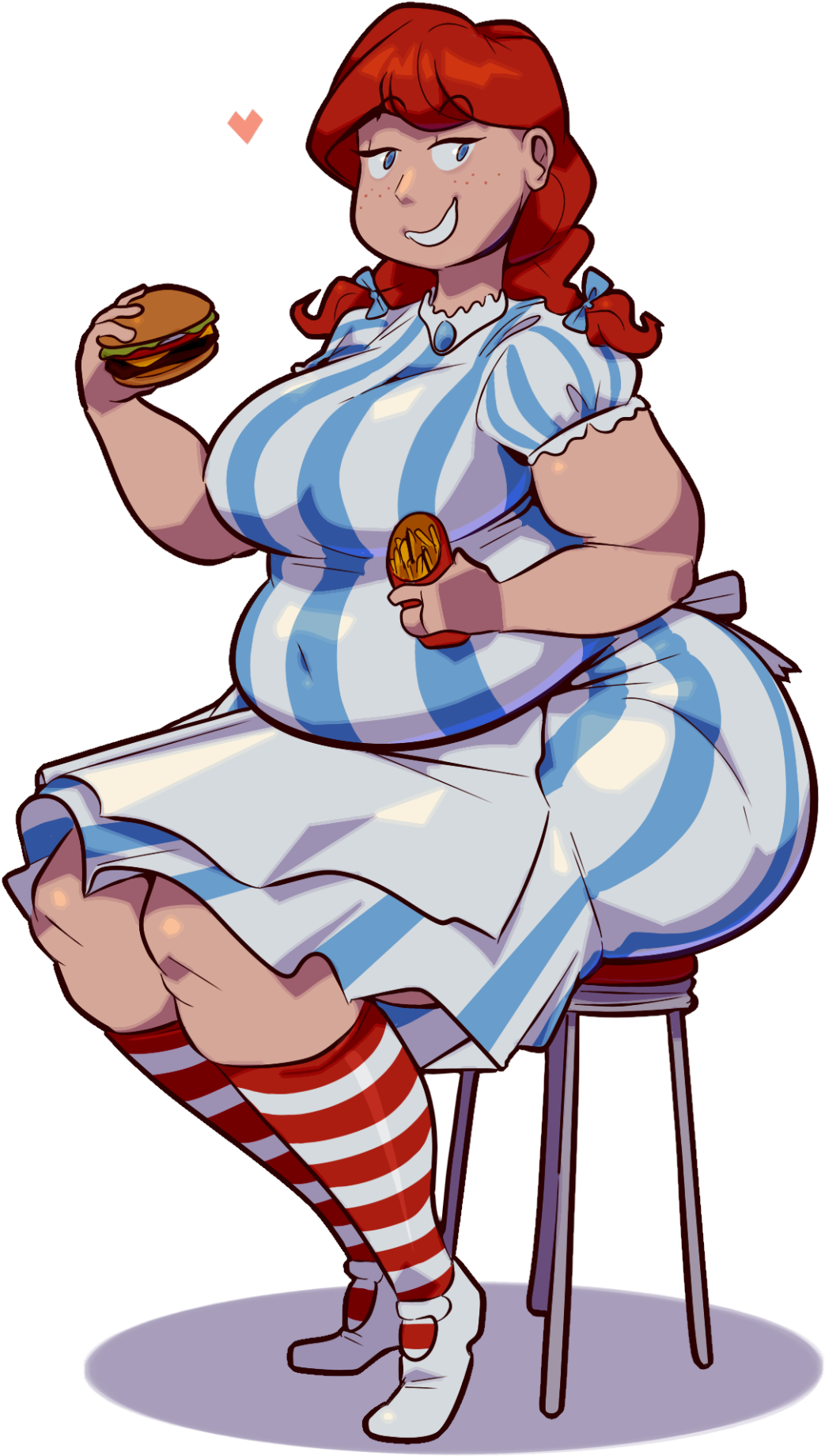Ridiculouscake - - Bbw Weight Gain Anime - (1220x1920) Png Clipart Download