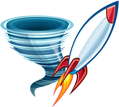 Up, Up And Away - Tornadoes Clip Art (400x400)