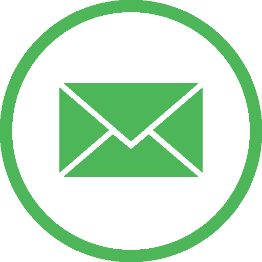 Email Support Icon - Email Icon Green Png (512x512)