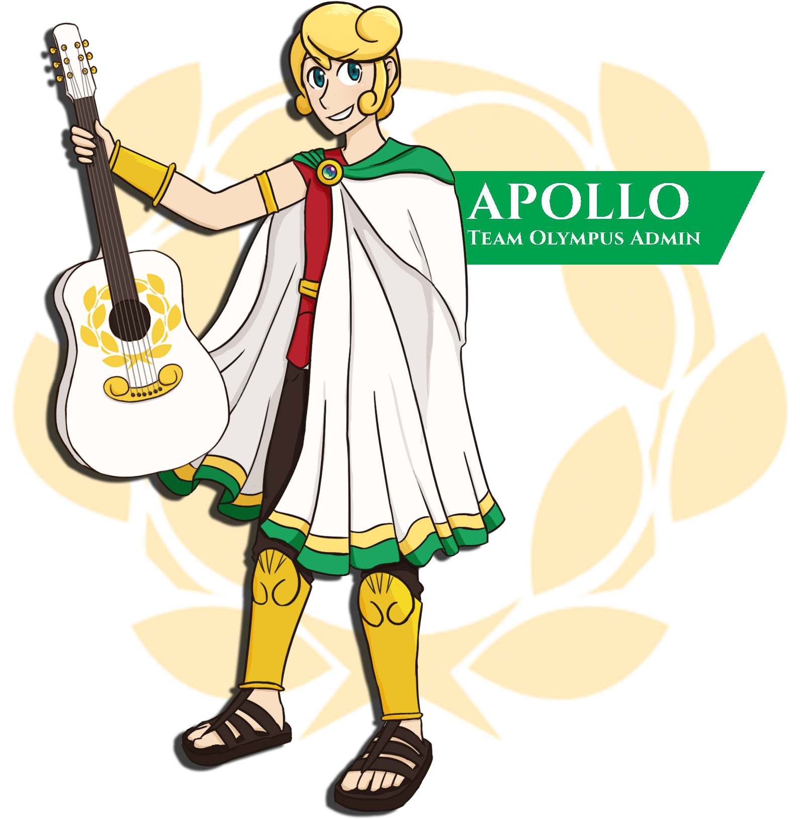 Apollo Is A Kind-hearted, Fiery Showman Who Makes A - Cartoon (1600x1700)
