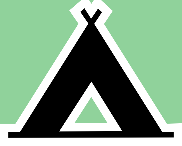 Camping Campsite Map Symbolization Clip Art - Camping Campsite Map Symbolization Clip Art (600x483)