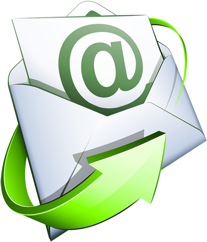 Dhanvradhi Nidhi Limited - Green Email Icon Png (441x521)