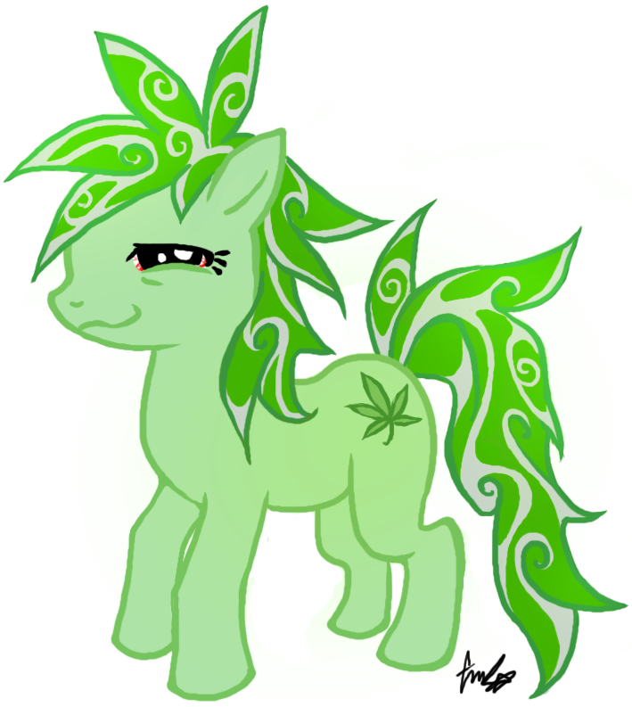 Gravityfxxk, Drugs, High, Marijuana, Oc, Oc - Weed My Little Pony (709x793)