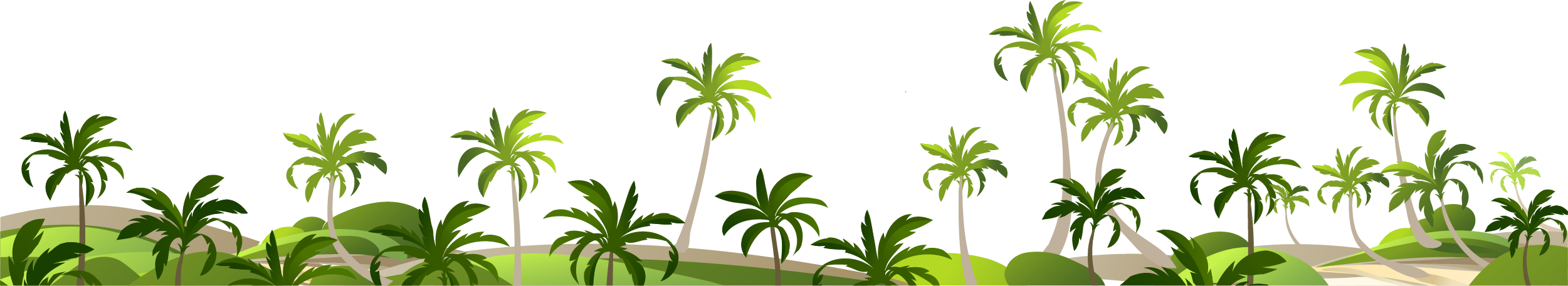 Adobe Illustrator Coco - Coconut Grove Decoration Borders Png (2501x457)
