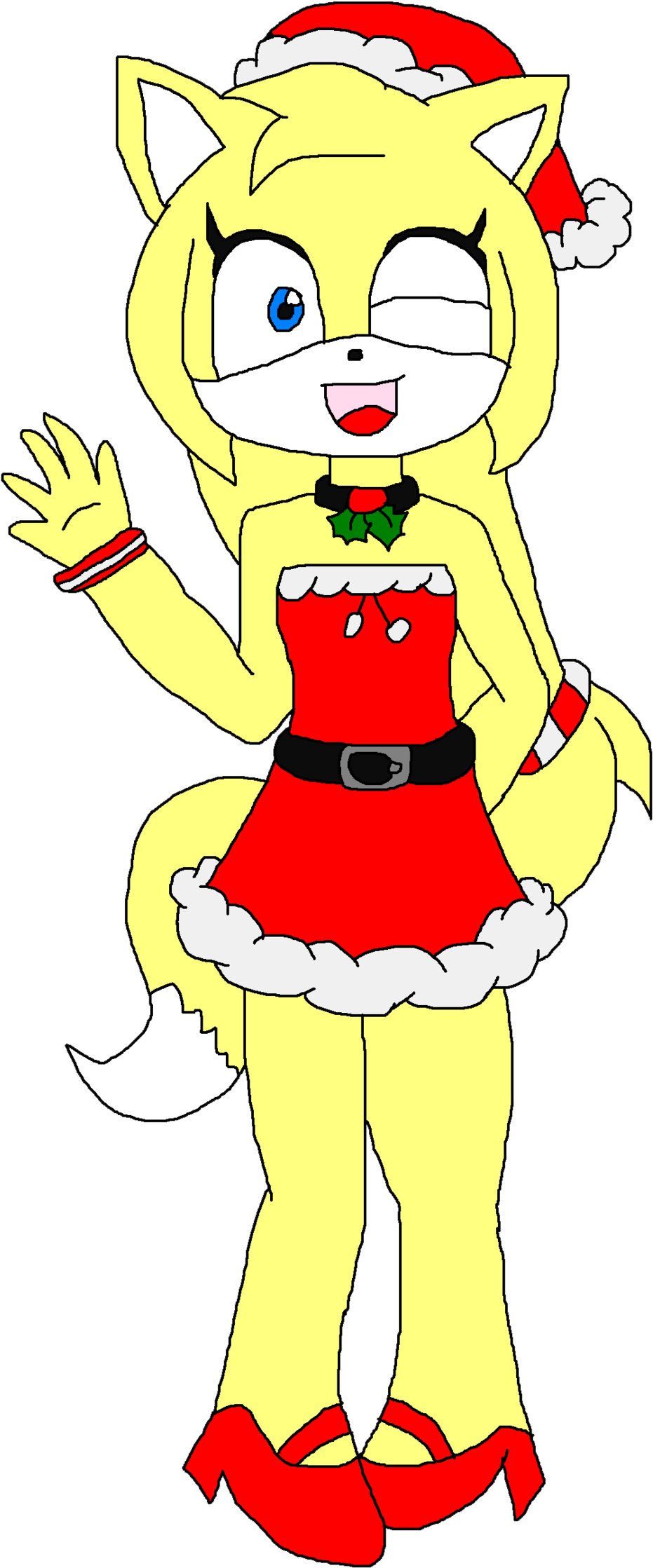 Sonic Boom Zooey Xmas By Teamlpsandacnl - Sonic Boom Zooey Bikini (1024x2404)