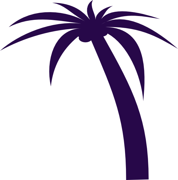 Palm Tree Clip Art (588x597)