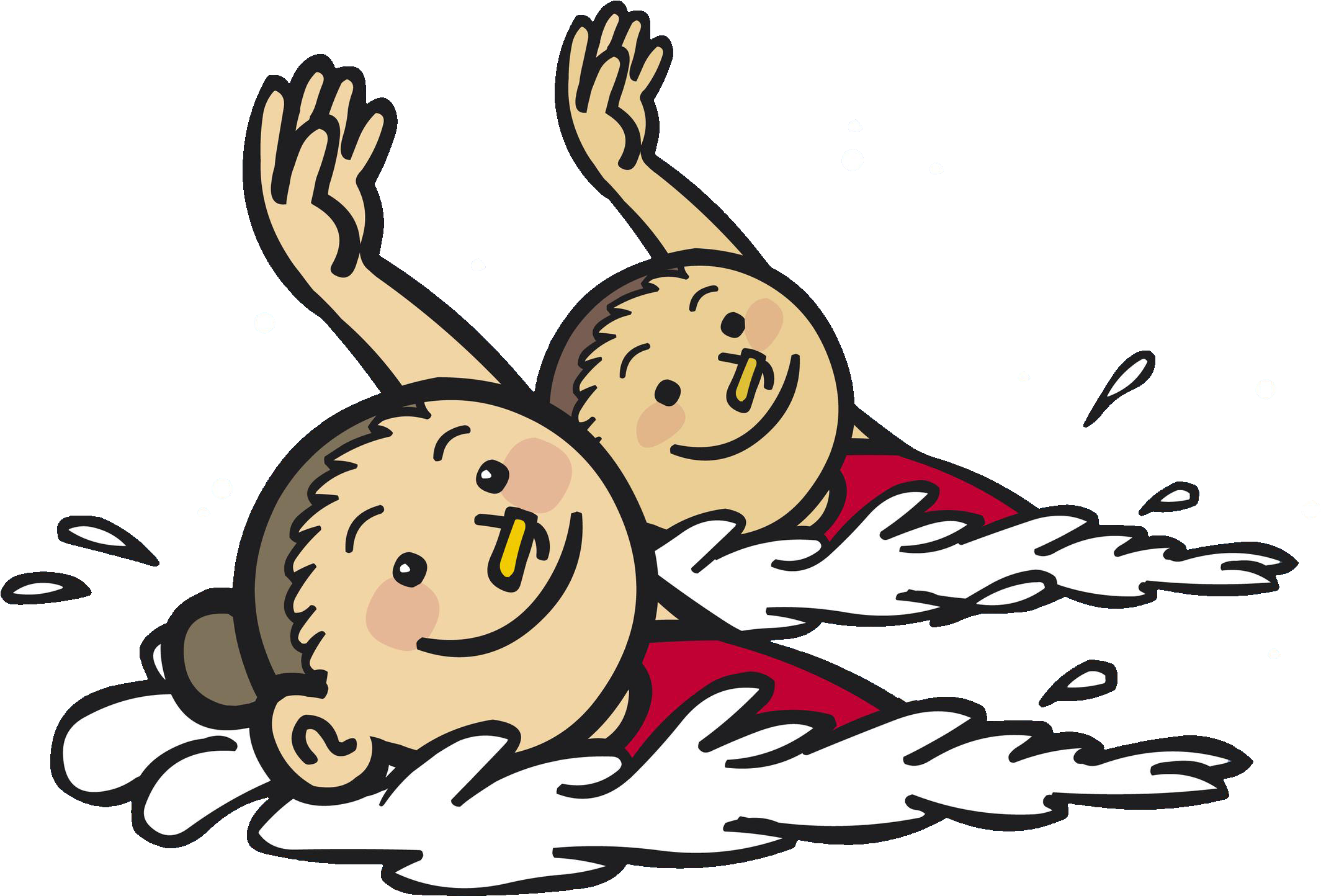 Synchronised Swimming Illustration - Synchronised Swimming Illustration (2196x1590)