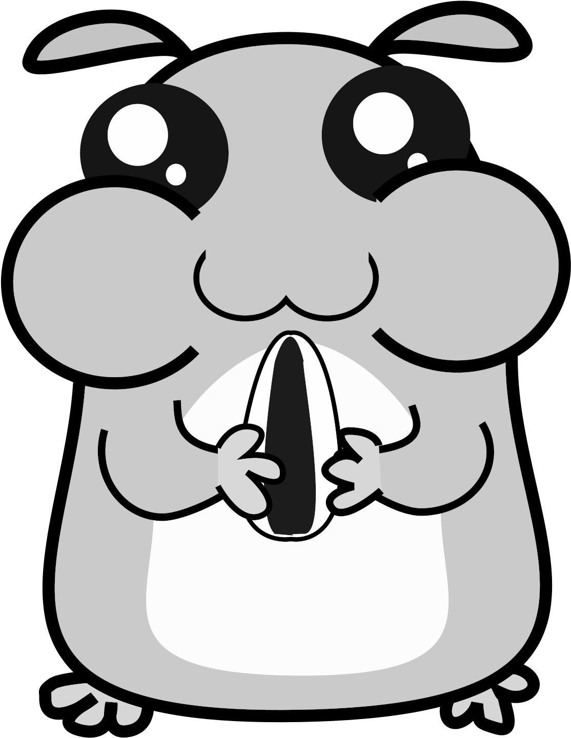 Hamster Clip Art Hamster Png Gwvbh6 Clipart - Cartoon Hamsters (2400x1800)